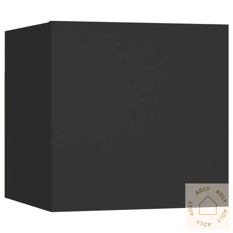 Nattbord Svart 30,5X30X30 Cm Konstruert Tre