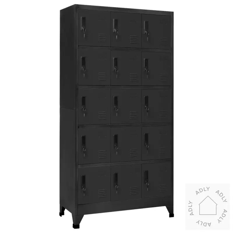 Oppbevaringsskap Antrasitt 90X40X180 Cm Stål