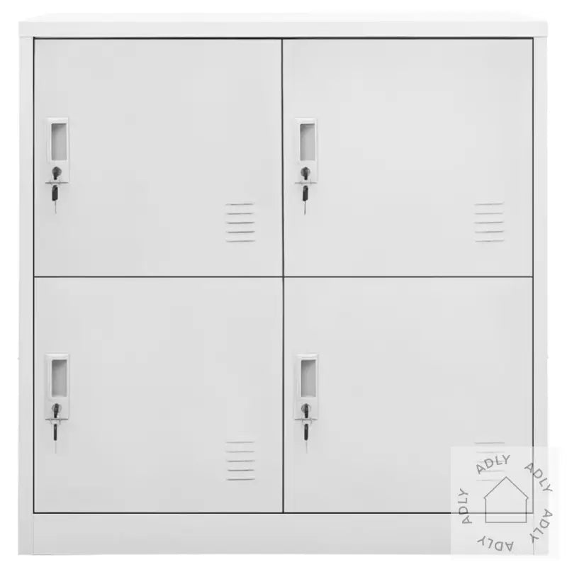 Oppbevaringsskap Lysegrå 90X45X92,5 Cm Stål