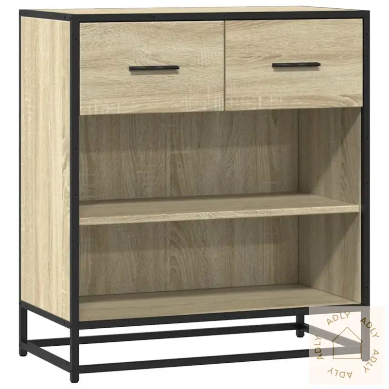 Skjenk Sonoma Eik 68X35X76 Cm Konstruert Tre