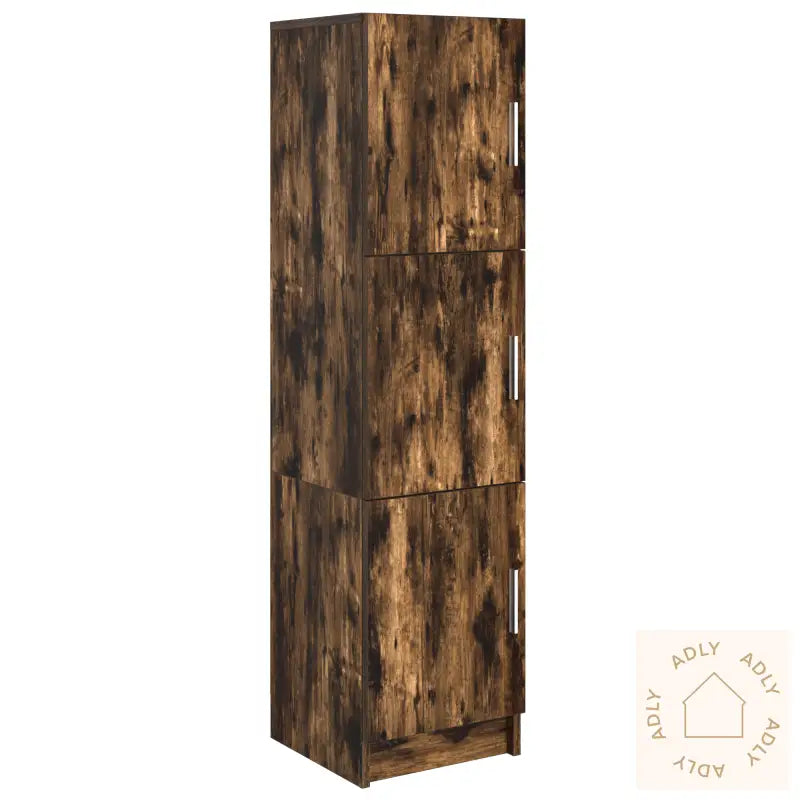 Røkt Eik Sideboard Røkt Eik Tre Stor Røkt Eik Sideboard