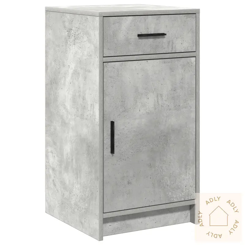 Sideboard Betonggrå 40X41X75 Cm Konstruert Tre