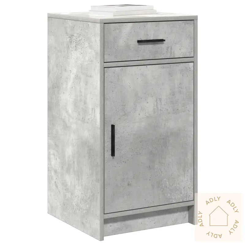 Sideboard Betonggrå 40X41X75 Cm Konstruert Tre