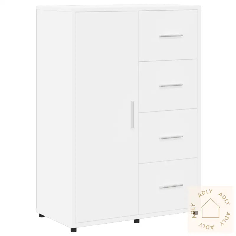 Skjenk Hvit 60X31X84 Cm Konstruert Tre