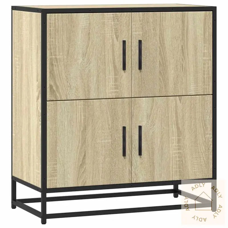 Skjenk Sonoma Eik 68X35X76 Cm Konstruert Tre