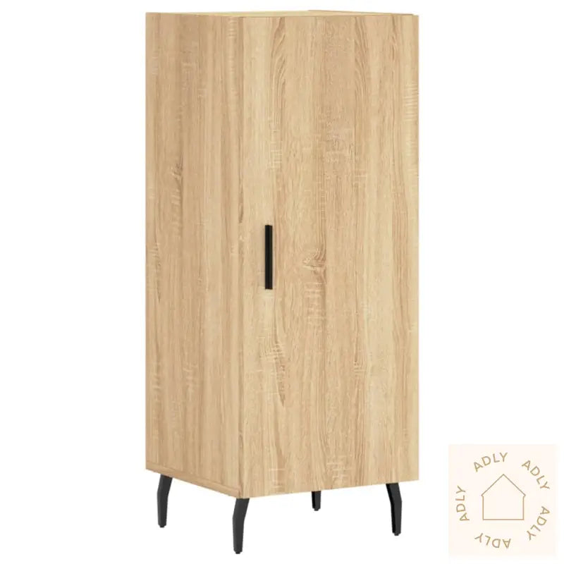 Skjenk Sonoma Eik 34,5X34X90 Cm Konstruert Tre