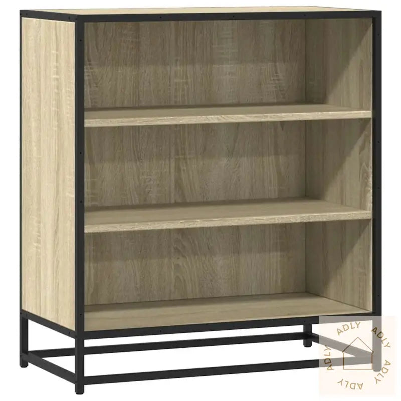 Skjenk Sonoma Eik 68X35X76 Cm Konstruert Tre Og Metall