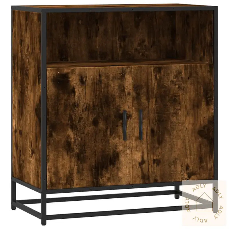 Skjenk Røkt Eik 68X35X76 Cm Konstruert Tre