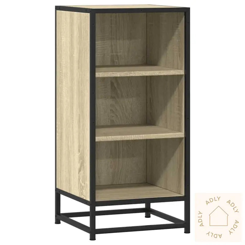 Skjenk Sonoma Eik 35,5X35X76 Cm Konstruert Tre Og Metall