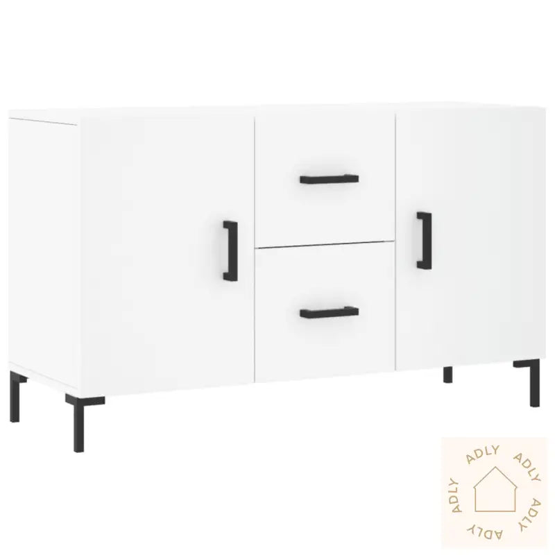 Skjenk Hvit 100X36X60 Cm Konstruert Tre