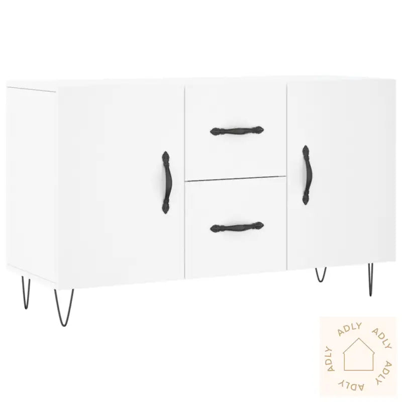 Skjenk Hvit 100X36X60 Cm Konstruert Tre