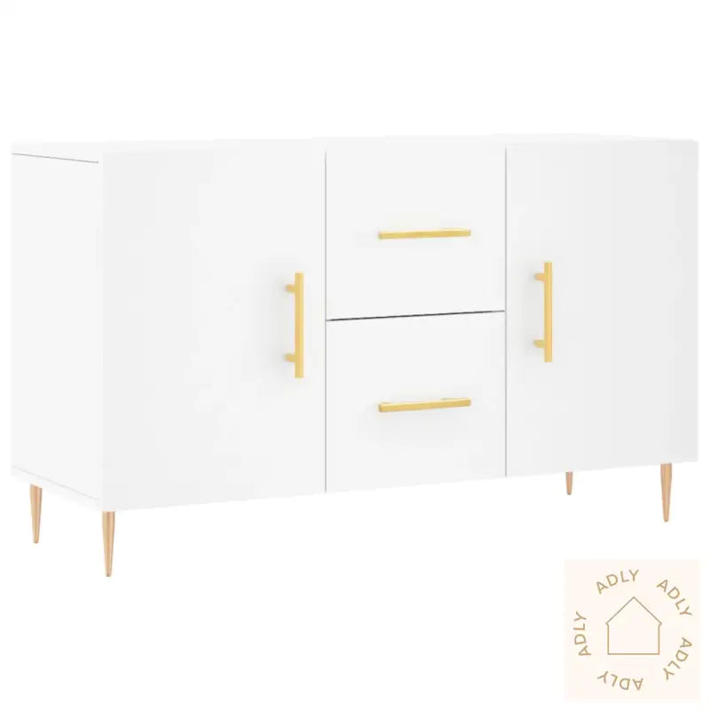Skjenk Hvit 100X36X60 Cm Konstruert Tre