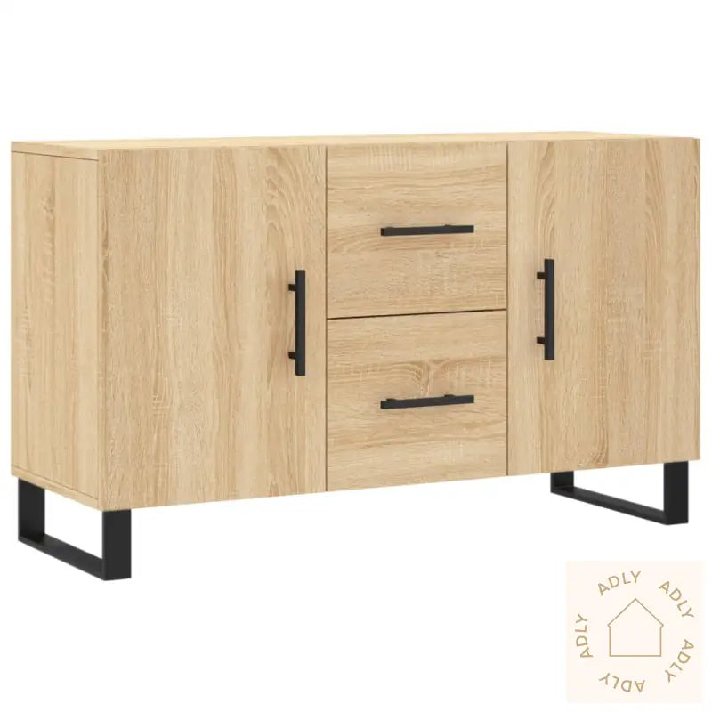 Skjenk Sonoma Eik 100X36X60 Cm Konstruert Tre