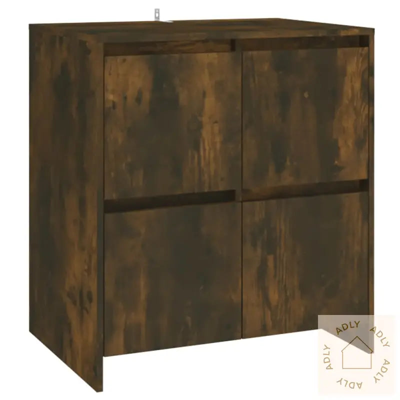 Skjenk Røkt Eik 70X41X75 Cm Konstruert Tre