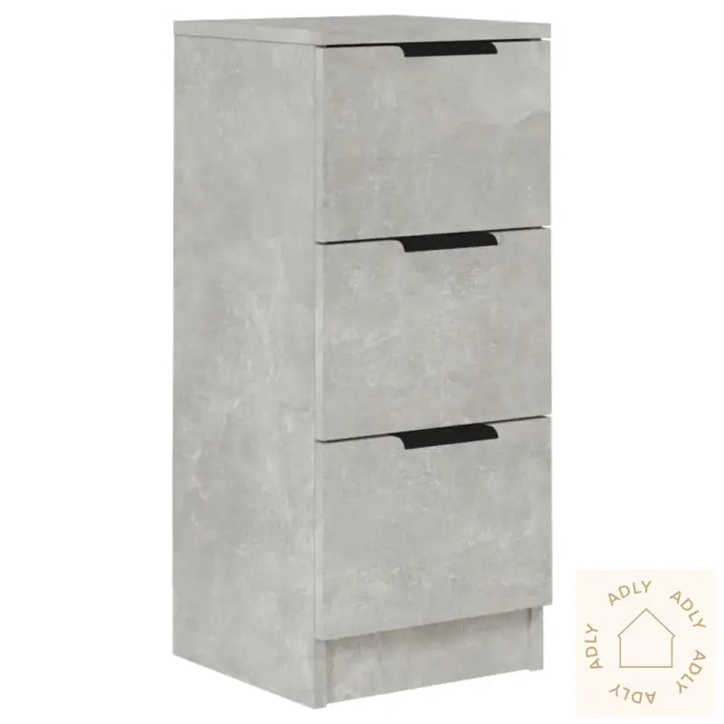 Skjenk Betonggrå 30X30X70 Cm Konstruert Tre