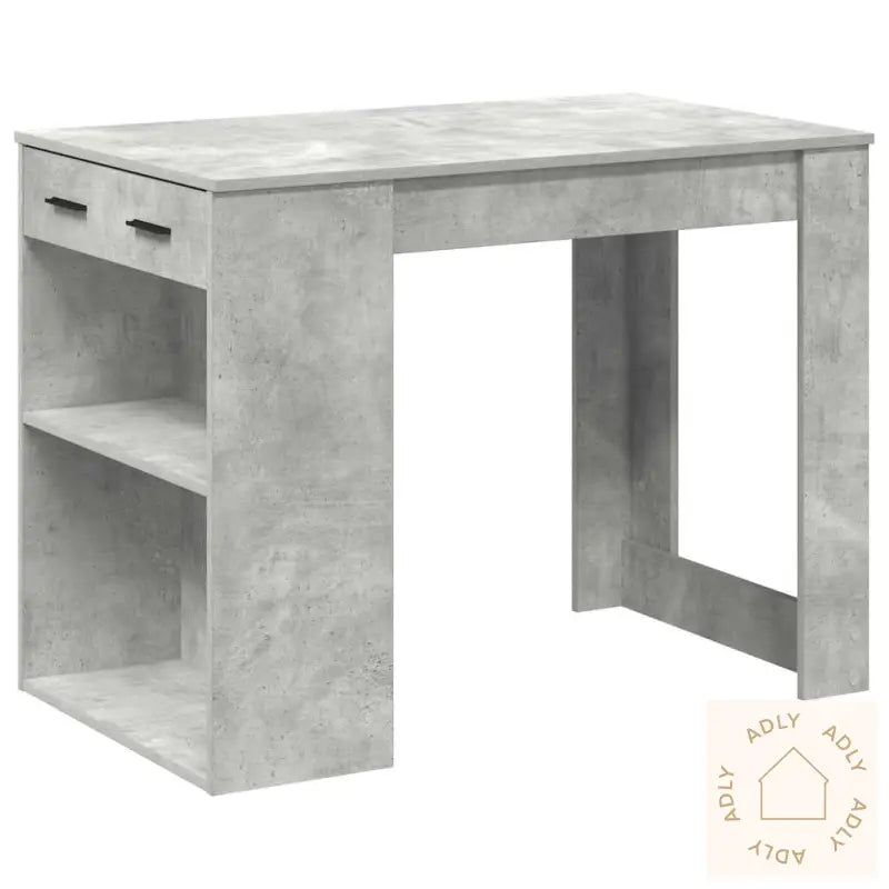 Skrivebord Med Skuff Og Hylle 102X62X77,5 Cm Konstruert Tre