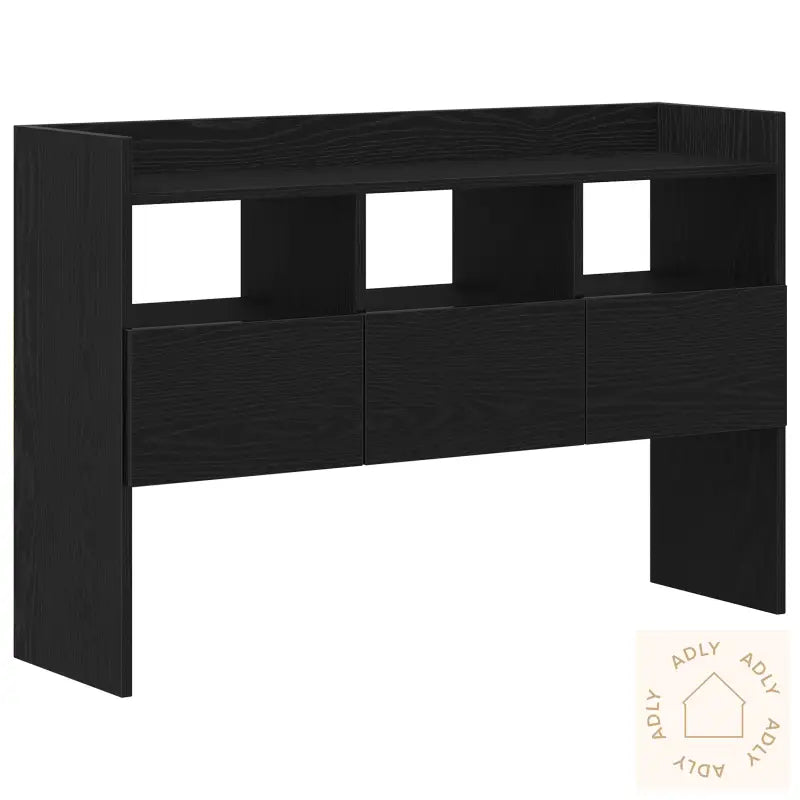 Sideboard Svart Eik 105X30X70 Cm Laget Av Tre