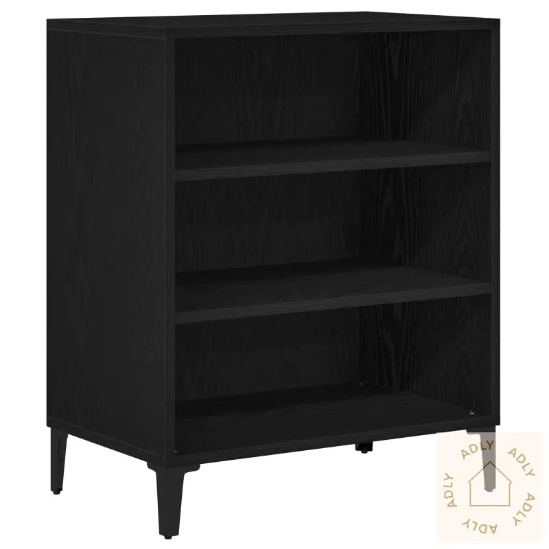 Sideboard Svart Eik 57X35X70 Cm Laget Av Tre