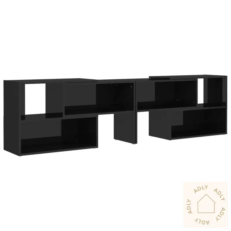 Tv-Benk Høyglans Svart 149X30X52 Cm Konstruert Tre