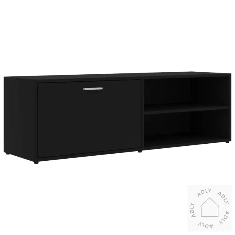 Tv-Benk Svart 120X34X37 Cm Konstruert Tre