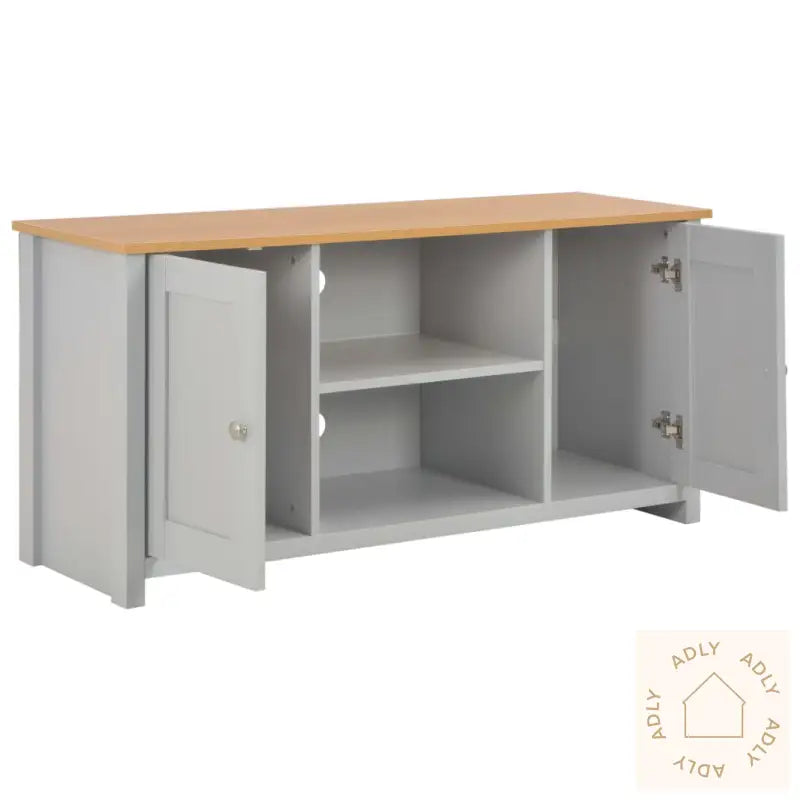 Tv-Benk Grå 120X39X58 Cm