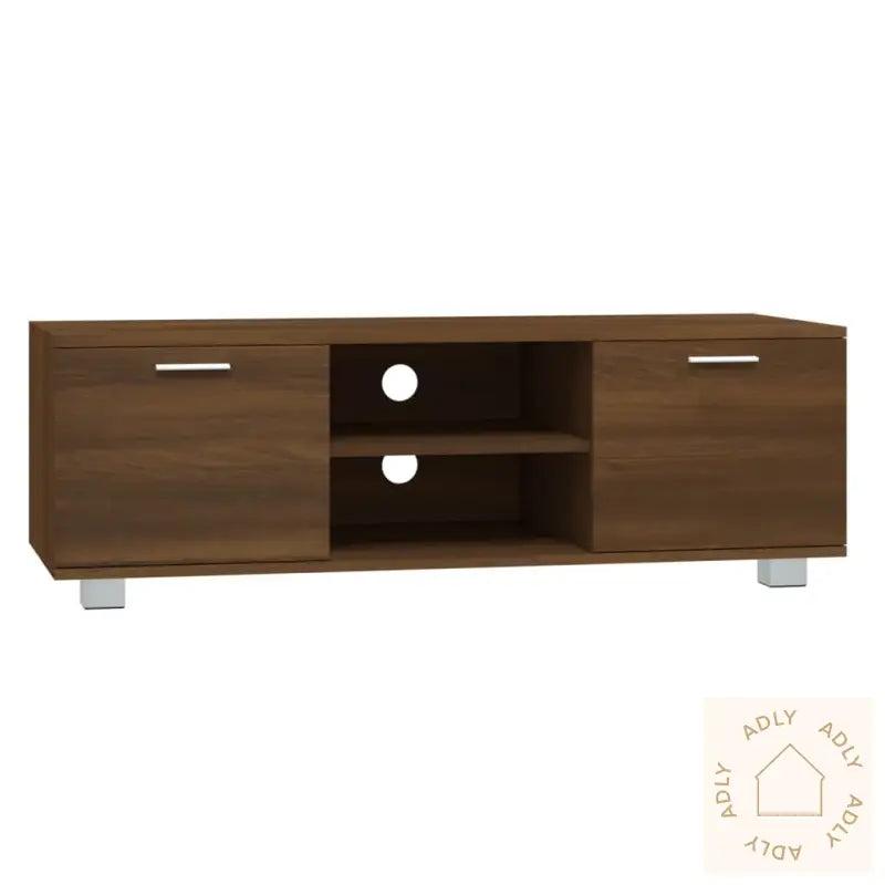 Tv-Benk Sonoma Eik 120X40,5X35 Cm Konstruert Tre