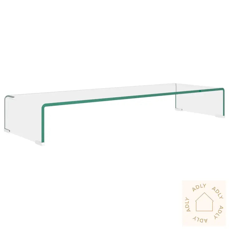 Tv-Benk Glass Klar 90X30X13 Cm