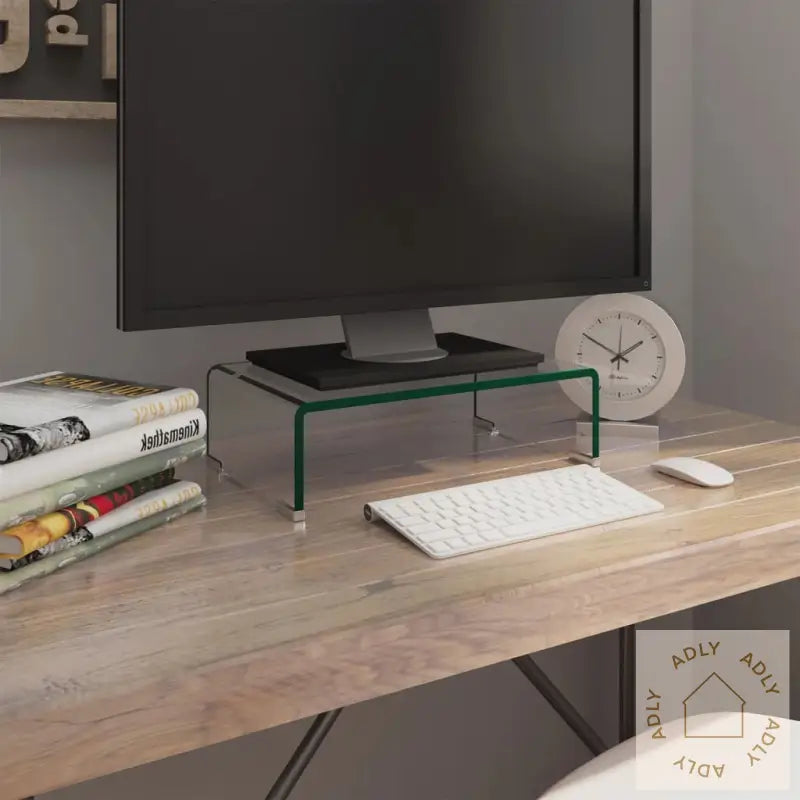 Tv-Benk Glass Klar 40X25X11 Cm
