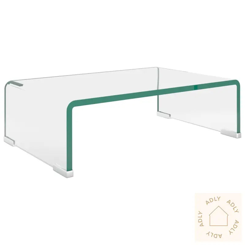 Tv-Benk Glass Klar 40X25X11 Cm