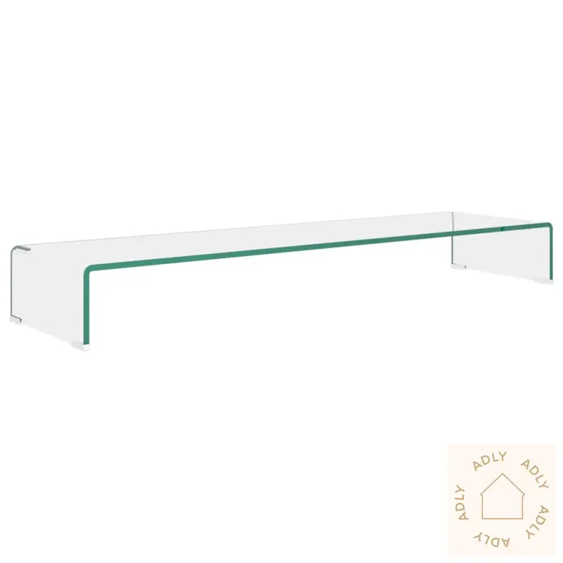 Tv-Benk Glass Klar 110X30X13 Cm
