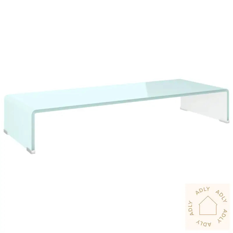 Tv-Benk Glass Grønn 80X30X13 Cm