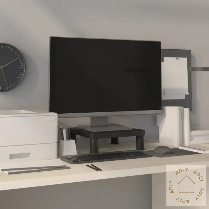Monitorstativ Svart 33,5X34X10,5 Cm
