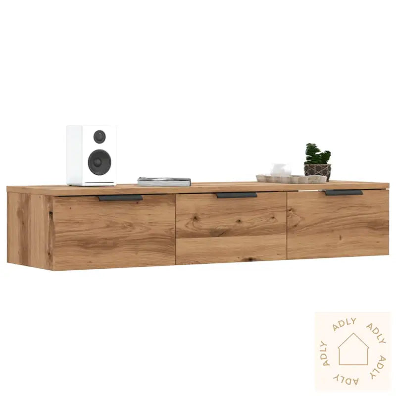 Veggskap Artisan Eik 102X30X20 Cm Konstruert Tre