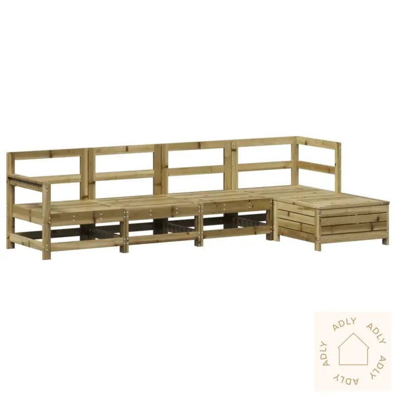Hagesofagruppe 5 Deler Impregnert Furu