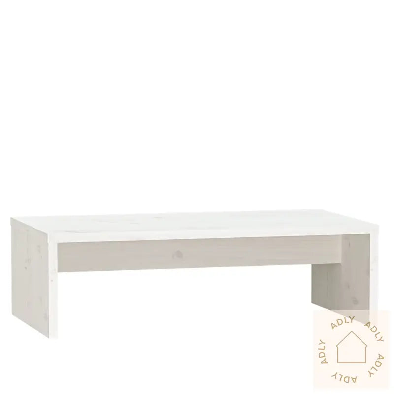 Monitorstativ Hvit 50X27X15 Cm Heltre Furu