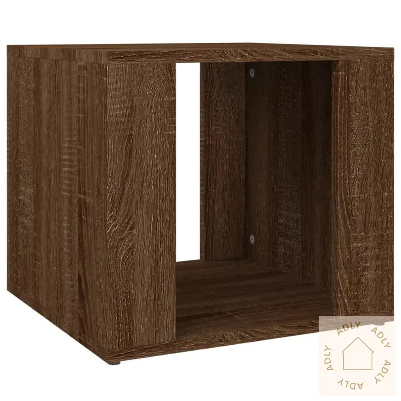 Nattbord Brun Eik 41X40X36 Cm Konstruert Tre