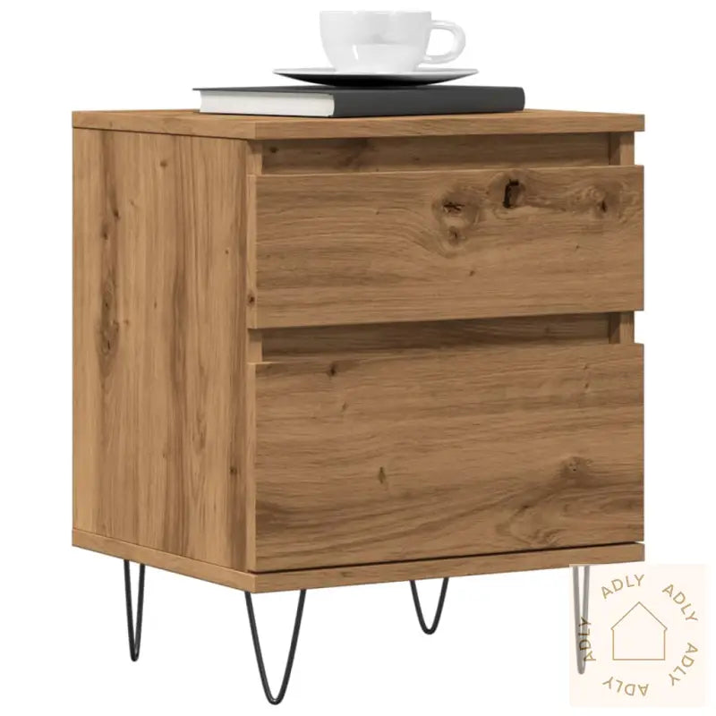 Nattbord Artisan Eik 40X35X50 Cm Konstruert Tre