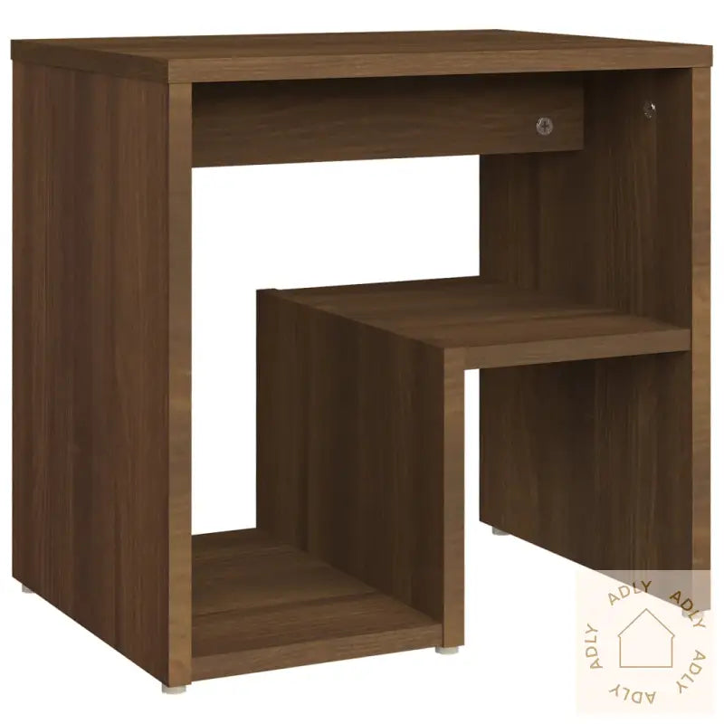 Nattbord Brun Eik 40X30X40 Cm Konstruert Tre