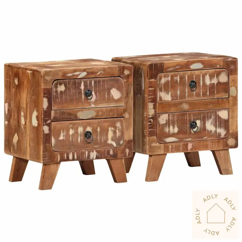 Nattskap 2 Stk 40X32X46 Cm Gjenvunnet Heltre