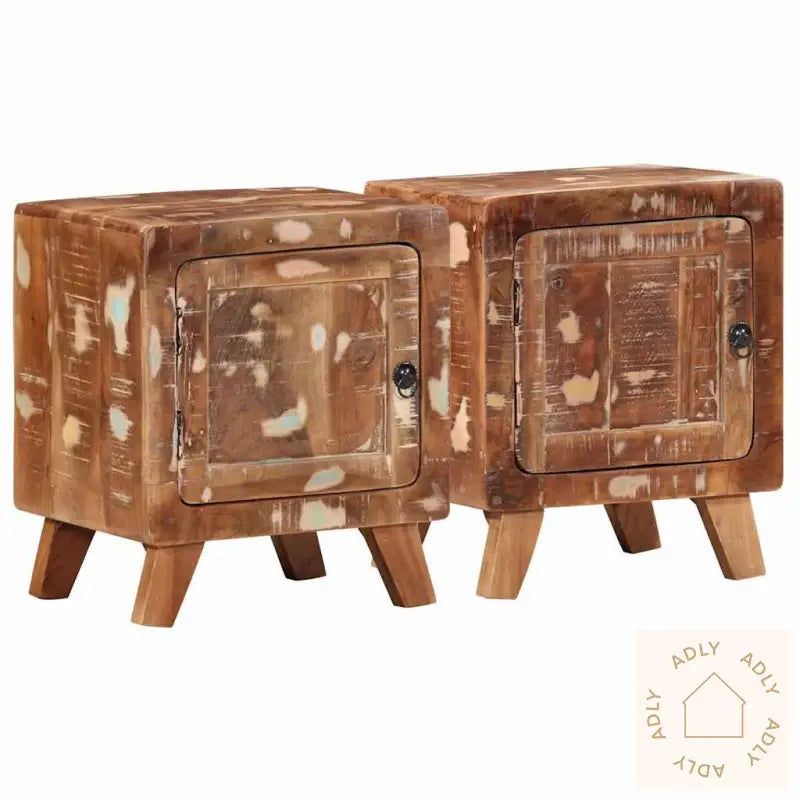 Nattskap 2 Stk 40X32X46 Cm Gjenvunnet Heltre