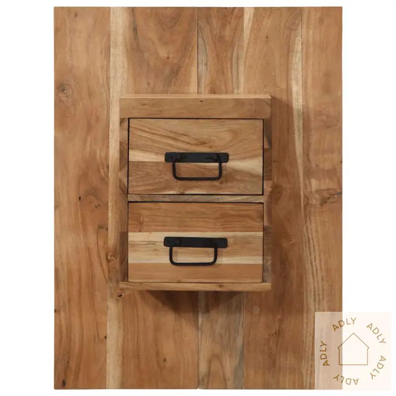 Nattbord 60X32X80 Cm Heltre Akasie