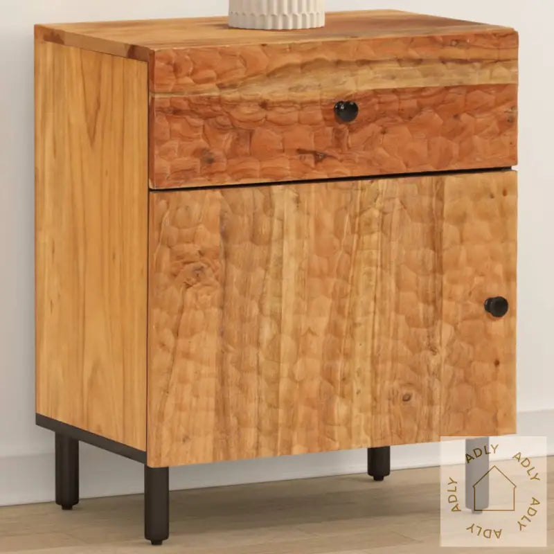 Nattbord 50X33X60 Cm Heltre Akasie