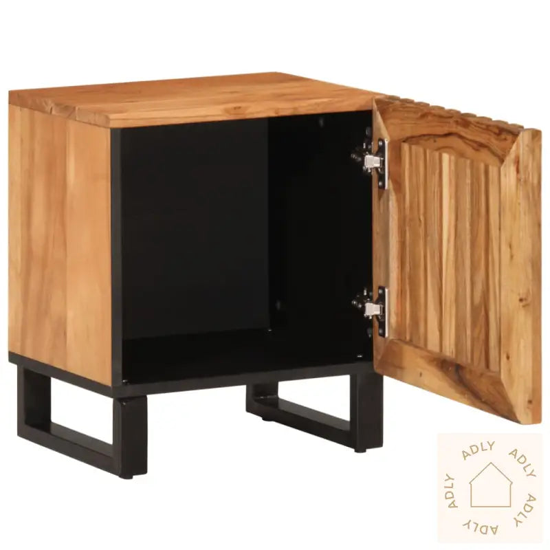 Nattbord 40X34X46 Cm Heltre Akasie