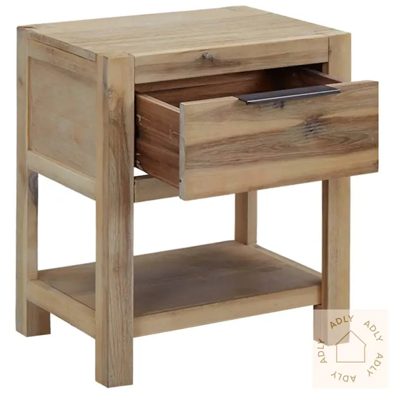 Nattbord Med Skuff 40X30X48 Cm Heltre Akasie