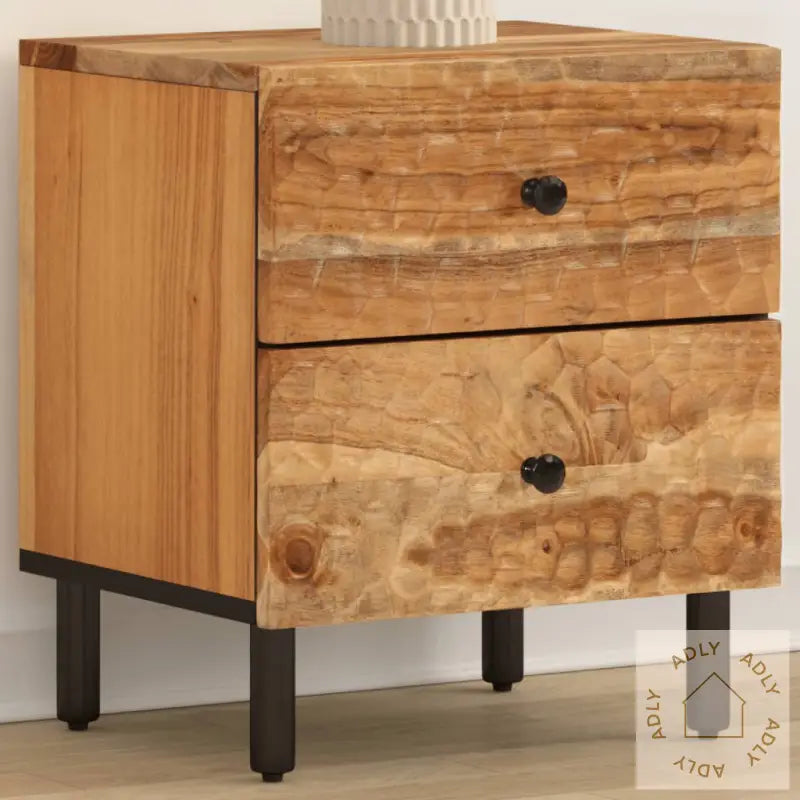 Nattbord 40X33X46 Cm Heltre Akasie