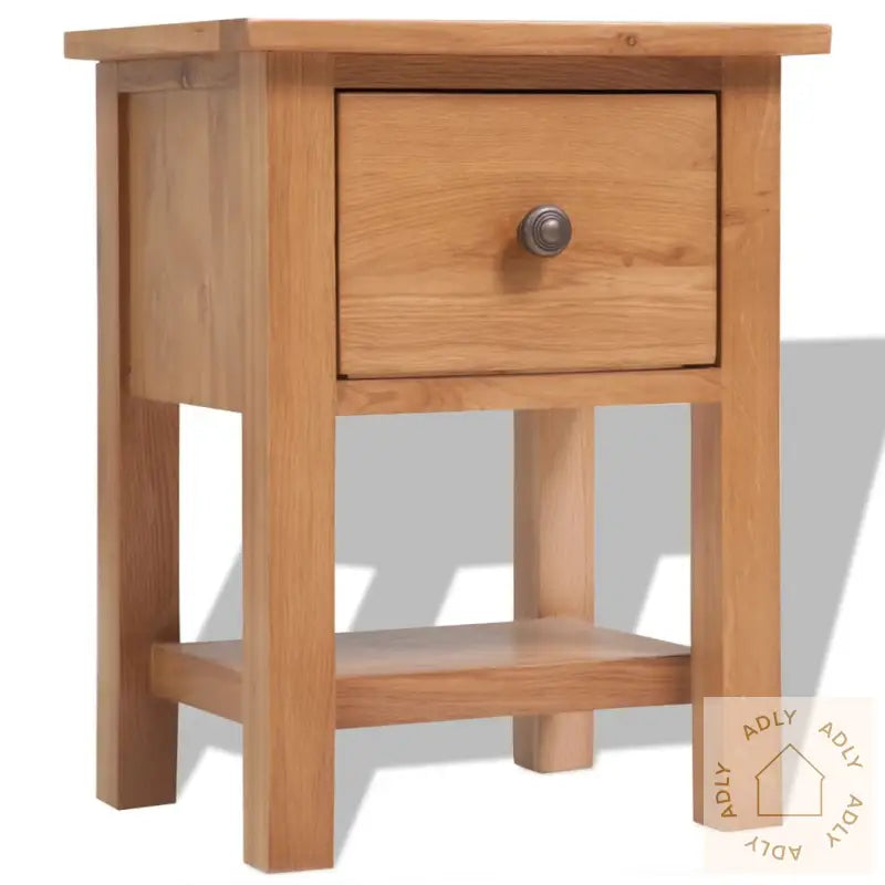 Nattbord 36X30X47 Cm Heltre Eik