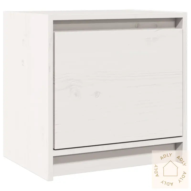 Nattbord Hvit 40X30,5X40 Cm Heltre Furu