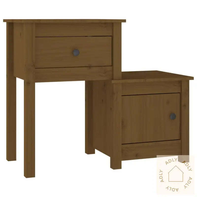 Nattbord Honningbrun 79,5X38X65,5 Cm Heltre Furu