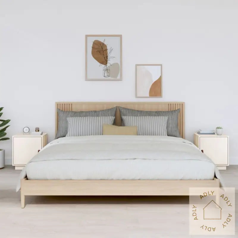Nattbord 2 Stk Hvit 40X34X45 Cm Heltre Furu