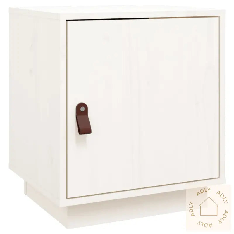 Nattbord Hvit 40X34X45 Cm Heltre Furu
